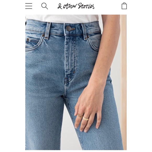 NWT & Other Stories Slim High Waist Jeans - Picture 2 of 2